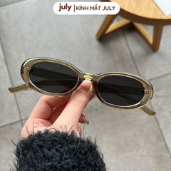 [Võ Hà Linh x Kính Mắt July] Kính mát nam nữ VIPER thời trang dáng oval bo tròn ngầu, phong cách July Eyewear 6235