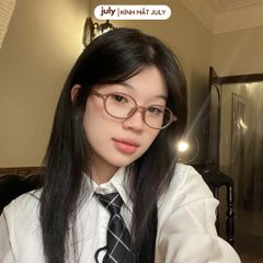 Gọng kính cận nữ dáng oval phong cách Hàn Quốc trẻ trung 8616 Kính Mắt Tròng Kính Tết Titan kính  oval da beo kính  tròn bầu dục