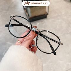 Gọng kính cận nữ oval thiên vuông lõi kim loại bọc nhựa chắc chắn, bền bỉ hợp nhiều dáng mặt Mắt Kính JL05