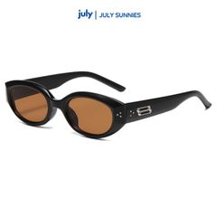 Kính Mát MIRO Nam Nữ Form Oval Cách điệu cá tính, gọn mặt Kính Râm July Eyewear Sunnies - 6328