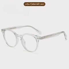 [ZENT] Gọng Kính Cận Nam Nữ Kính Mắt Thời Trang Form Tròn Cốt Kim Loại Kính Mắt July Premium - TR86211