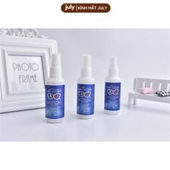 Nước xịt lau mắt kính chuyên dụng dành cho mắt kính, màn hình điện thoại 60ml JULY EYEWEAR giúp mắt kính sạch trong hơn Tròng Kính Women