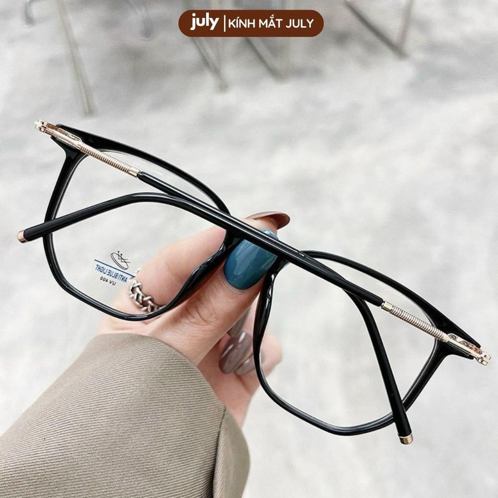 Gọng kính cận nữ mắt vuông phong cách Hàn Quốc dễ đeo hợp với nhiều dáng mặt kính oval Voi Bàn Tay