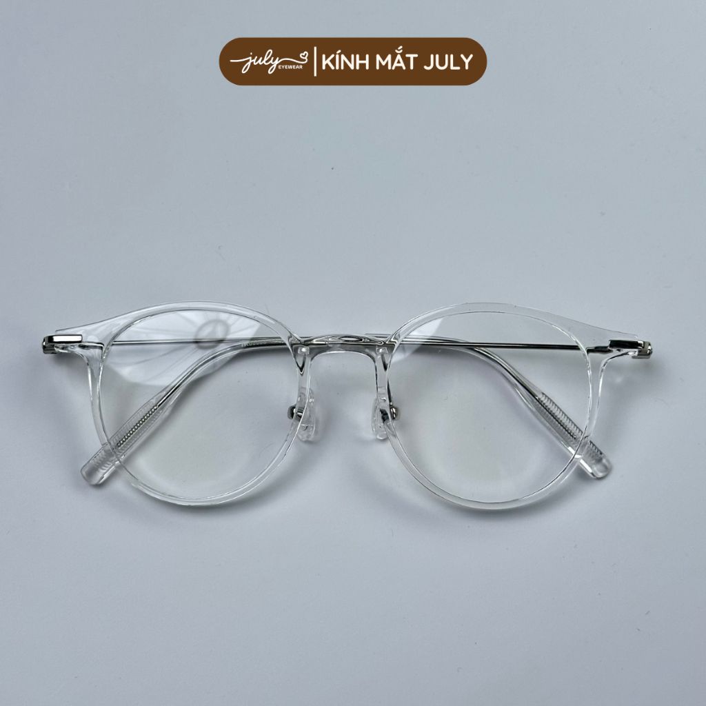 [LUME] Gọng Kính Cận Nữ Kính Mắt Thời Trang Form Tròn Nhỏ Dễ Đeo Kính Mắt July Eyewear - 83098