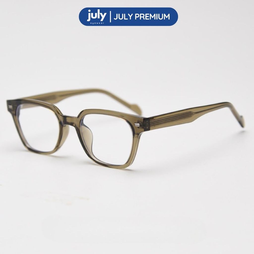 Gọng Kính Cận Nam Nữ SOL Form vuông cốt kim loại chắc chắn, thời trang July Eyewear Premium