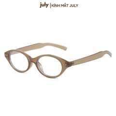 Gọng kính nữ form oval phong cách Y2K xu hướng - Kính Mắt July 8631 Titan