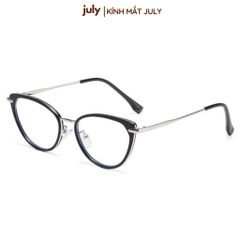 [Võ Hà Linh x Kính Mắt July] COMBO 2 Gọng kính cận mắt mèo nữ chất liệu nhựa phối kim loại cứng cáp kiểu dáng thời trang
