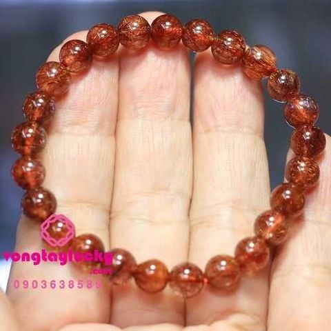 vòng tay đá thạch anh thạch anh tóc đỏ vòng tay mệnh hỏa vòng tay tài lộc vòng tay phong thủy vòng tay hợp mệnh