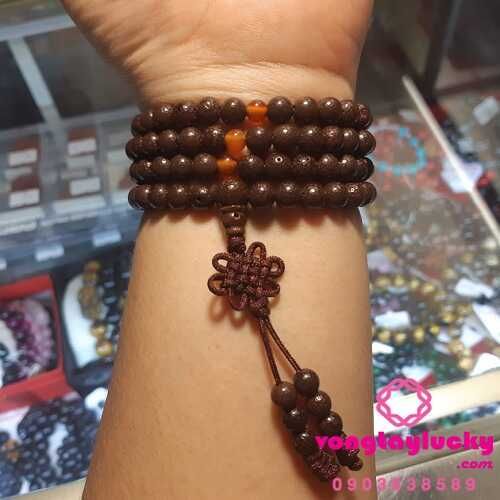 chuỗi bồ đề quấn tay, chuỗi bồ đề bồ đề tinh nguyệt Nepal, bồ đề tinh nguyệt Ấn độ,chuỗi niệm Phật, chuỗi 108 hạt