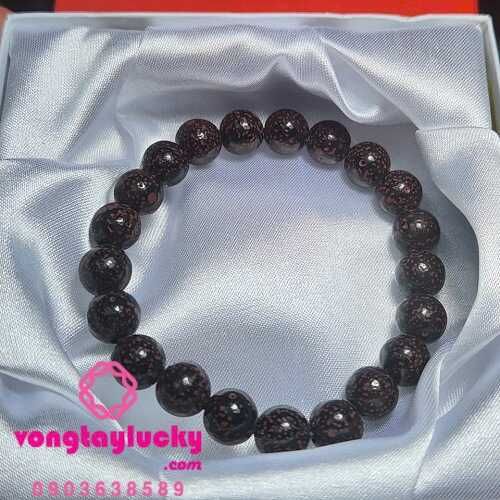 Chuỗi bồ đề tinh nguyệt Nepal hộ thân 8.5li nâu đeo tay