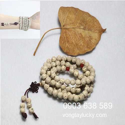 Chuỗi 108 hạt bồ đề tinh nguyệtNepal 9li tay nam quấn tay hay đeo cổ