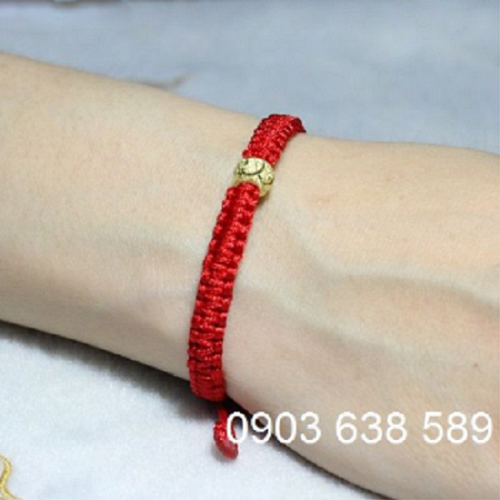 Vòng tay chỉ đỏ may mắn tết tay cặp đôi bản dẹp 99K/cặp