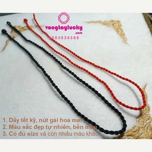 dây cổ, dây cổ vải dù, dây cổ đẹp, dây đeo đá phong thủy