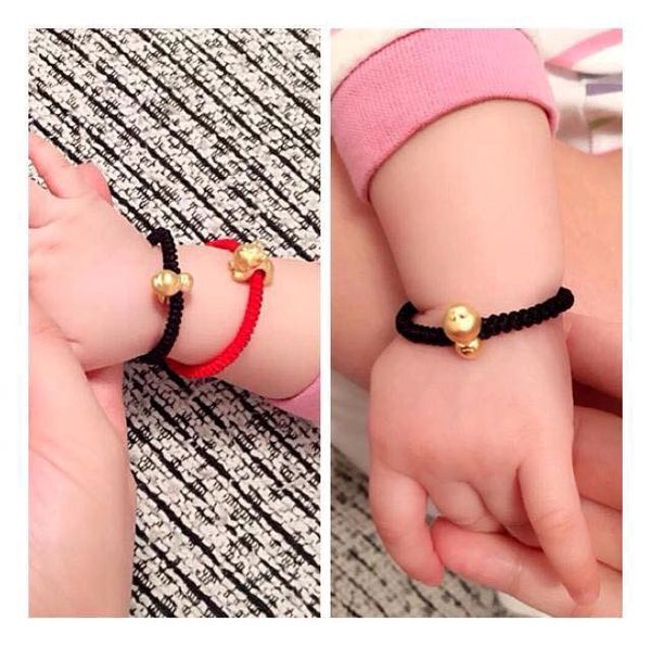 Vòng tay chỉ đỏ phối bạc Thái xi vàng 12 con giáp