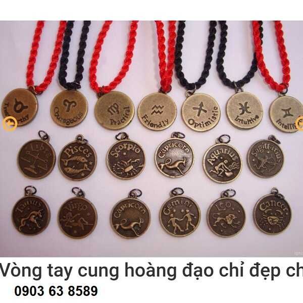 vòng tay cung hoàng đạo, vòng tay chỉ tết dây thủ công, vòng tay may mắn, vòng tay câp đôi, vòng tay handmade