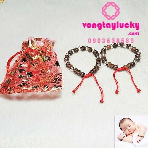 Vòng dâu rừng 9 bi bạc Thái cho bé gái 199K/chiếc 1 cặp 380K/2 cái