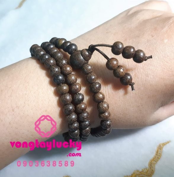 Gỗ dâu rừng 108 hạt lâu năm 6li và 8li