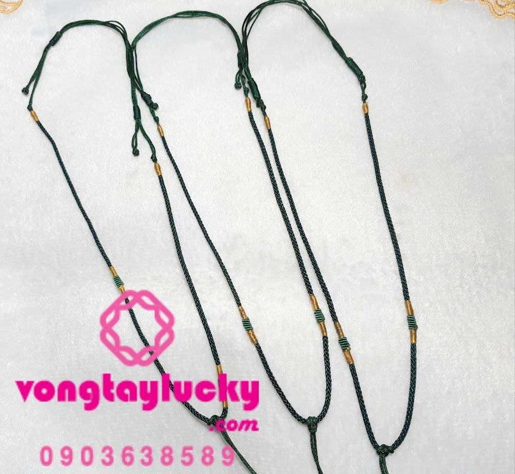 dây cổ, dây cổ vải dù, dây cổ đẹp, dây đeo đá phong thủy