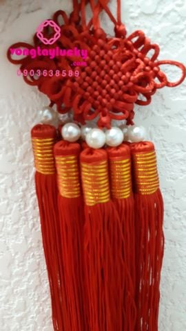 Nút thắt vô tận màu đỏ dài 40cm