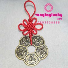 đồng xu hoa mai, đồng xu phong thủy, hoa mai kim tiền