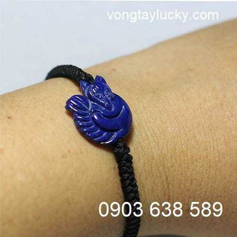HỒ LY ĐÁ LAPIS, hồ ly 9 đuôi, vòng tay cầu duyên, vòng tay may mắn, hồ ly mệnh thủy, hồ ly mệnh mộc, bí kiếp cải vận tình duyên