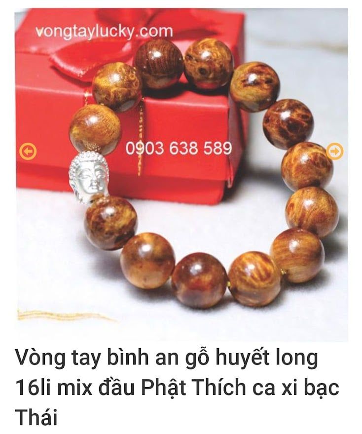 vòng tay gỗ huyết long, vòng tay nam, gỗ nu huyết long, vòng tay gỗ nu huyết long phối phật bạc Thái, vòng tay bình an, vòng tay nam