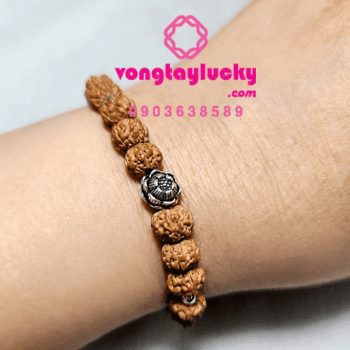 hạt Rudraksha, blo62 đề kim cang, chuỗi đeo tay bồ đề, vòng tay trừ tà, vòng tay nữ