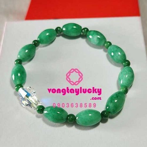 vòng tay công giáo, chuỗi mân côi xanh lá, chuỗi mân côi đá cẩm thạch, cẩm thạch lu thống