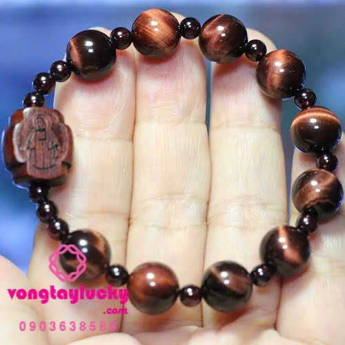 đá mắt hổ đỏ, chuỗi mân côi bằng đá, vòng tay công giáo đá thạch anh mắt hổ,vòng tay công giáo đá tự nhiên, vòng công giáo,