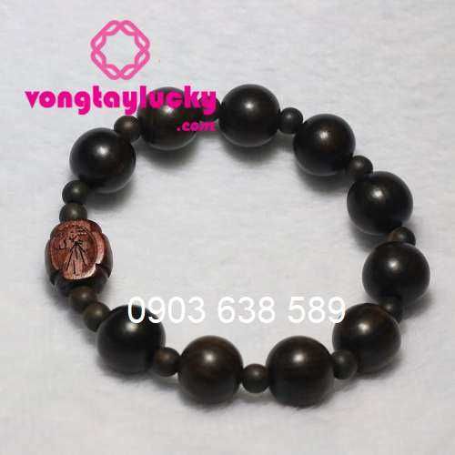 chuỗi mân côi gỗ mun, vòng tay công giáo, chuỗi mân côi 10 hạt