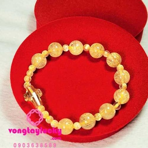 chuỗi mân côi,chuỗi mân côi đá thạch anh, chuỗi mân côi mệnh kim, chuỗi mân côi thạch anh tóc vàng, vòng tay mệnh kim