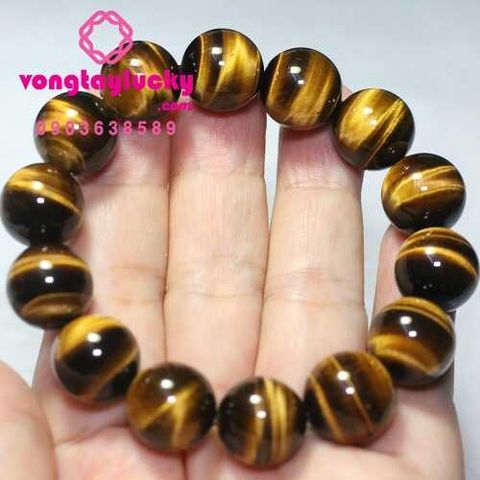 vòng đá mắt hổ,vòng phong thủy, vòng tay mệnh thổ, đá mắt hổ có tác dụng gì? đá mắt hổ thiên nhiên, đá mắt hổ vàng nâu