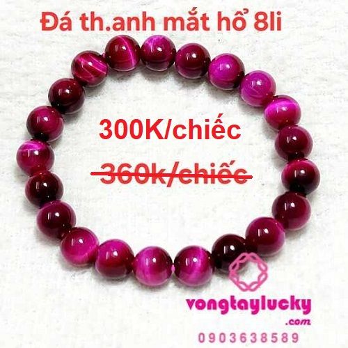 Set Quà tặng duyên dáng đá mắt hổ 8li: (mã A 25)