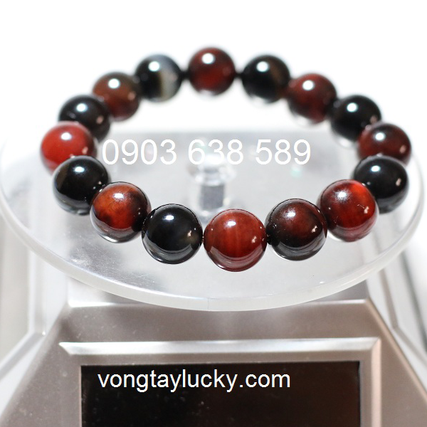 [Sale sốc] Vòng tay mã não 3 màu không hồ lô 10-12li