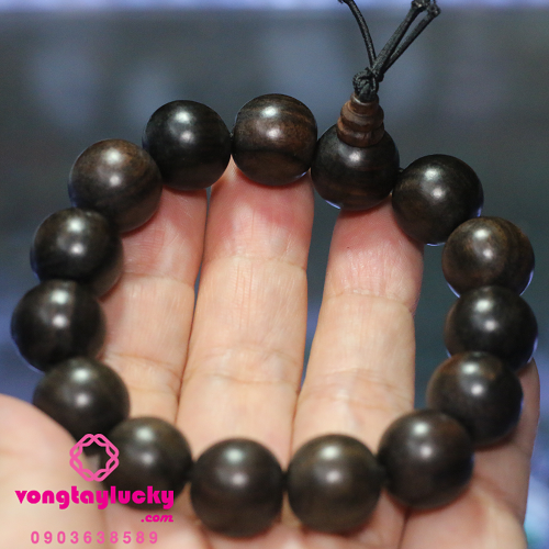 vòng tay mệnh mộc, vòng tay gỗ minh, chuỗi hạt phong thủy, chuỗi gỗ mun 10li, chuỗi gỗ mun tự nhiên