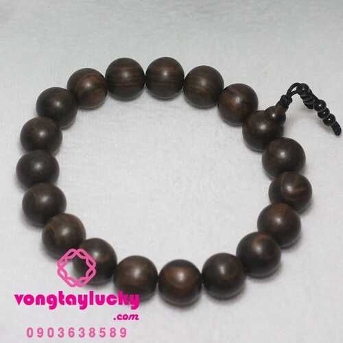 Gỗ mun cầm tay lần hạt niệm Phật 20li 18 hạt -21 hạt