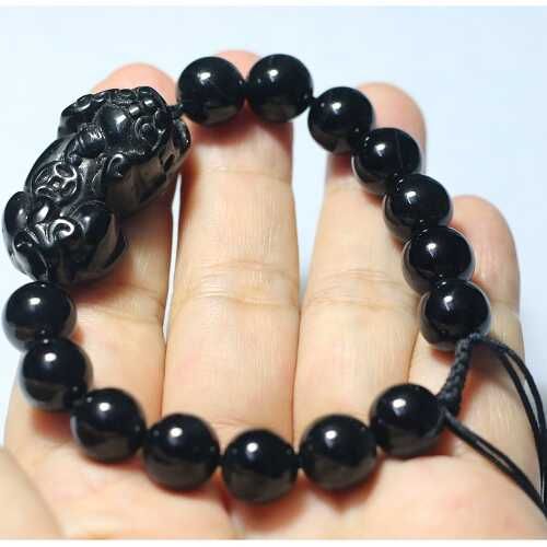 vòng tay mã não đen,vòng tay tỳ hưu phong thủy, vòng tay,vòng tay nam, vòng tay mệnh thủy, vòng tay tỳ hquà tặng phong thủy