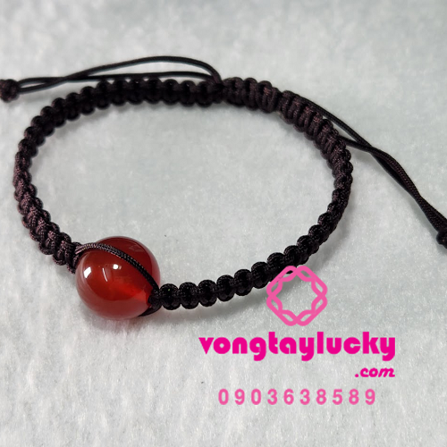 Vòng tay chỉ đỏ cặp đôi tết mã nảo đỏ 12li mệnh Hỏa và Thổ