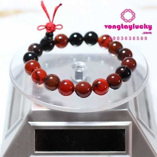 Vòng tay mã não đỏ 3 màu 10li-12li sale off