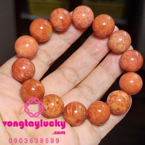 đá san hô đỏ tự nhiên,vòng tay trừ tà, vòng tay phong thủy
