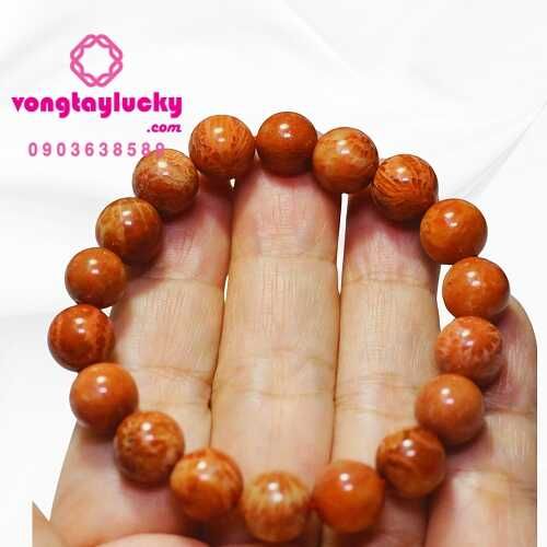 đá san hô đỏ tự nhiên,vòng tay trừ tà, vòng tay phong thủy