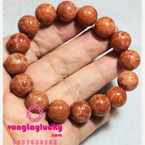 đá san hô đỏ tự nhiên,vòng tay trừ tà, vòng tay phong thủy