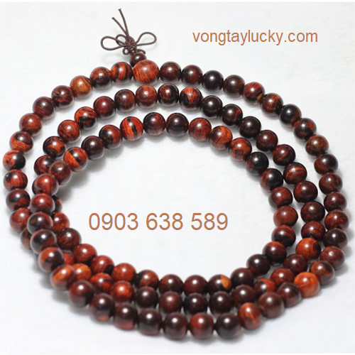 chuỗi gỗ sưa tự nhiên, chuỗi gỗ sưa đẹp, chuỗi gỗ sưa vân tự nhiên, chuỗi 108 hạt, vòng gỗ sưa 108 hạt