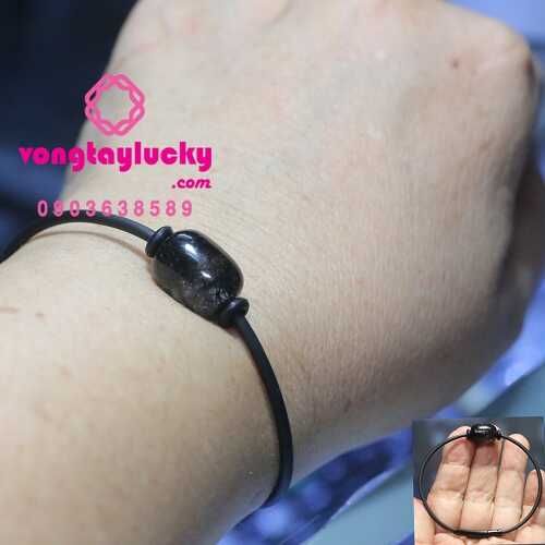 vòng tay thạch anh tóc đen, vòng tay mệnh thủy, thạch anh tóc đen cao cấp, thạch anh tóc đen có tác dụng gì,tóc đen lu thống