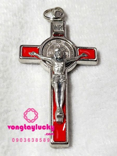 THánh giá trừ tà hợp kim 8x4cm hàng Ý