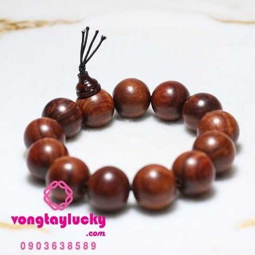 Vòng đeo tay gỗ trắc đẹp 18li -20 li cho nam