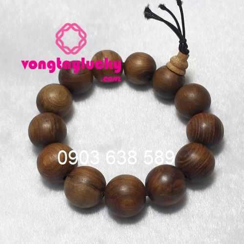 Vòng gỗ thủy tùng có hồ lô 16li cho nam tay lớn