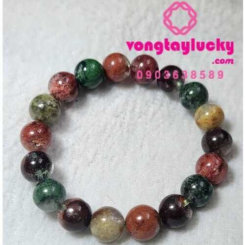 ĐÁ THẠCH ANH ƯU LINH NGŨ SẮC đẹp 10li hay 9li