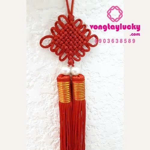 Nút thắt vô tận màu đỏ dài 40cm