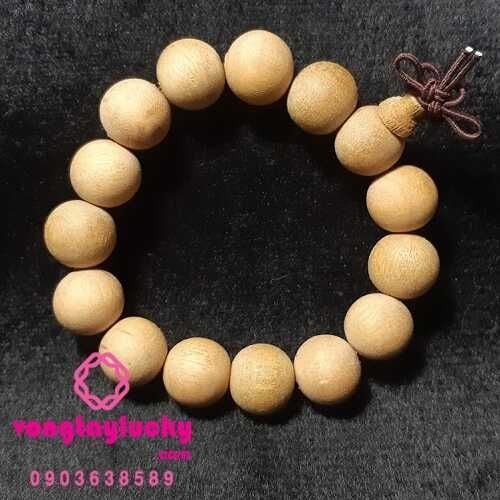 Vòng tay gỗ xá xị cho nam 14li